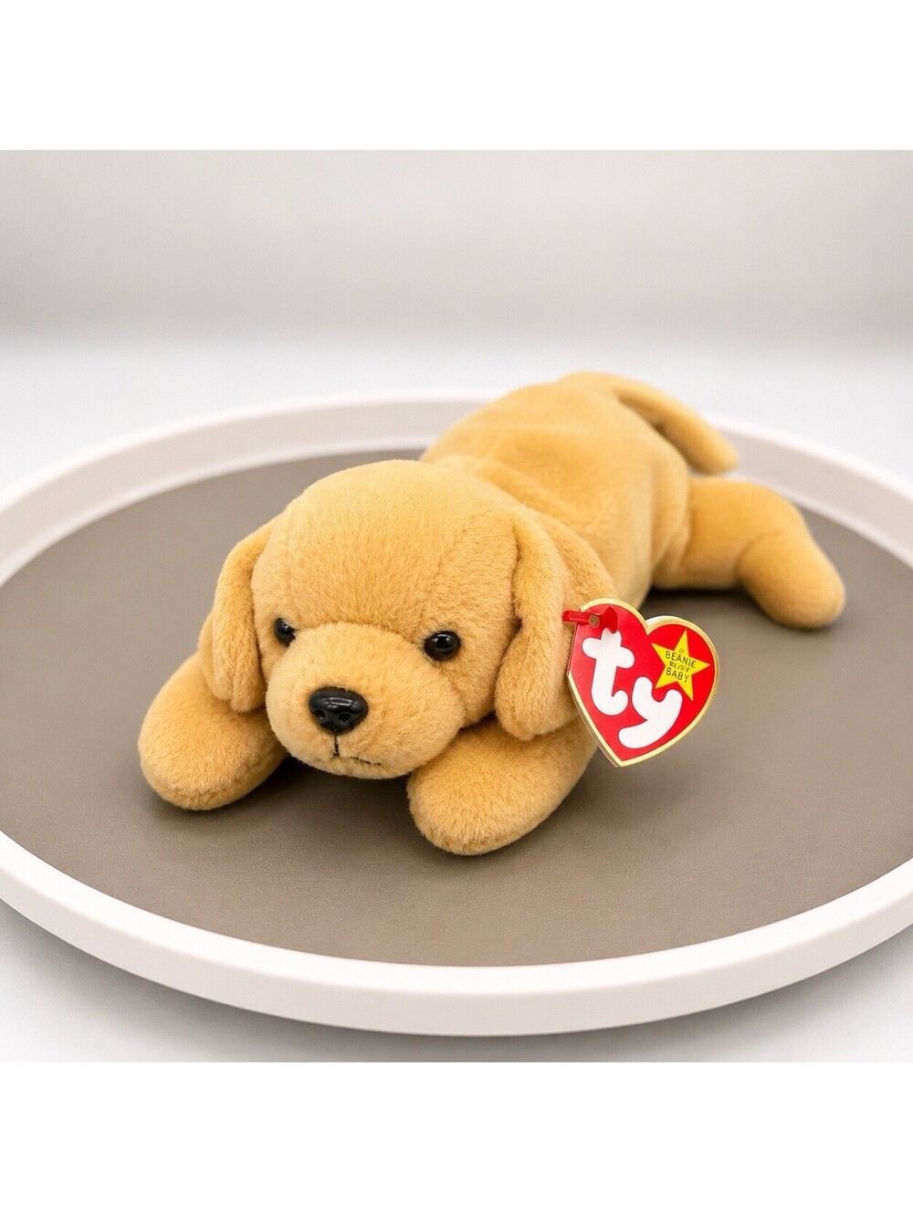 Ty Beanie Baby Fetch the Golden Retriever Dog Vintage 1998 Retired with tags
